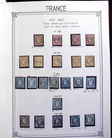 1849-2000, Importante et belle collection de France