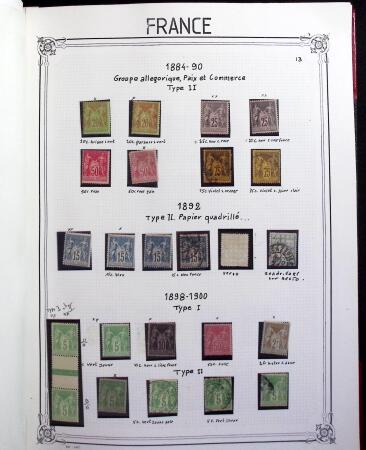 1849-2000, Importante et belle collection de France