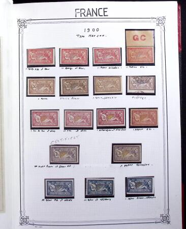 1849-2000, Importante et belle collection de France