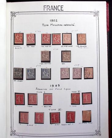 1849-2000, Importante et belle collection de France