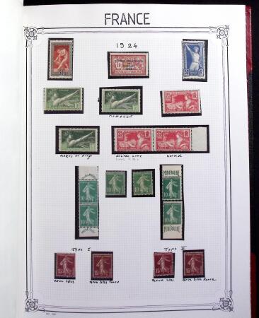 1849-2000, Importante et belle collection de France