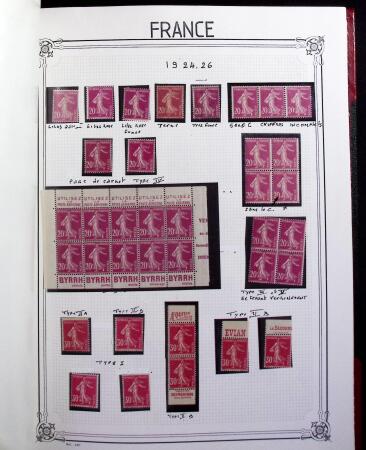 1849-2000, Importante et belle collection de France