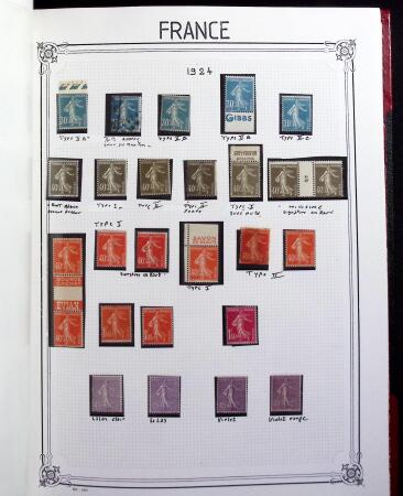 1849-2000, Importante et belle collection de France