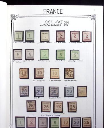 1849-2000, Importante et belle collection de France