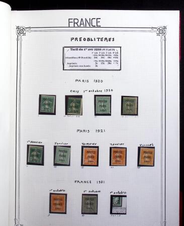 1849-2000, Importante et belle collection de France
