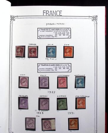 1849-2000, Importante et belle collection de France