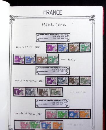 1849-2000, Importante et belle collection de France