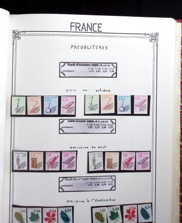 1849-2000, Importante et belle collection de France