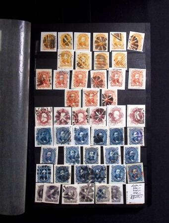 1843-1947, Stockbook crammed with Dom Pedros showing