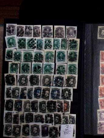 1843-1947, Stockbook crammed with Dom Pedros showing
