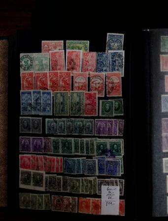 1843-1947, Stockbook crammed with Dom Pedros showing