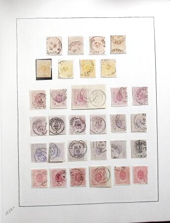 1852-1963, Old-time collection in two albums, good