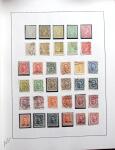 1852-1963, Old-time collection in two albums, good