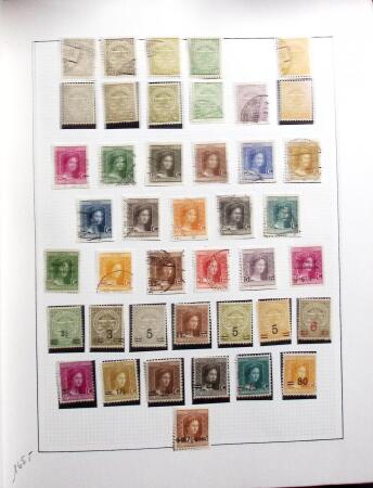 1852-1963, Old-time collection in two albums, good