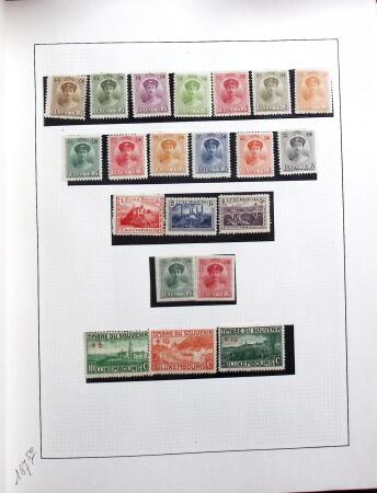 1852-1963, Old-time collection in two albums, good