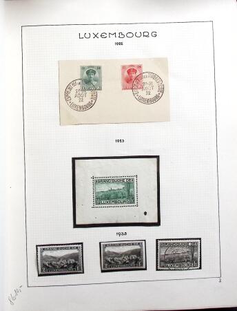 1852-1963, Old-time collection in two albums, good
