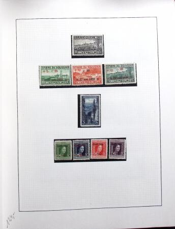 1852-1963, Old-time collection in two albums, good