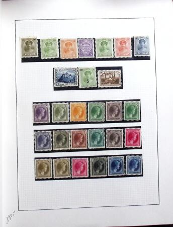 1852-1963, Old-time collection in two albums, good