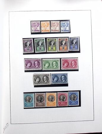 1852-1963, Old-time collection in two albums, good