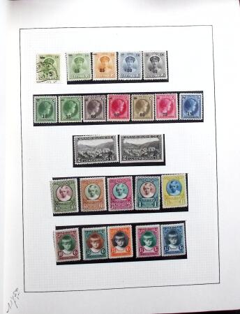 1852-1963, Old-time collection in two albums, good