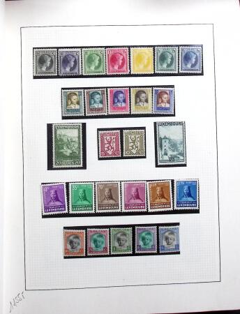 1852-1963, Old-time collection in two albums, good