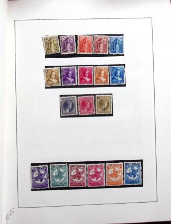 1852-1963, Old-time collection in two albums, good