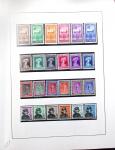 1852-1963, Old-time collection in two albums, good
