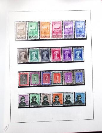 1852-1963, Old-time collection in two albums, good