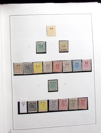 1852-1963, Old-time collection in two albums, good