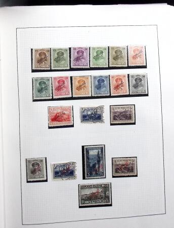 1852-1963, Old-time collection in two albums, good