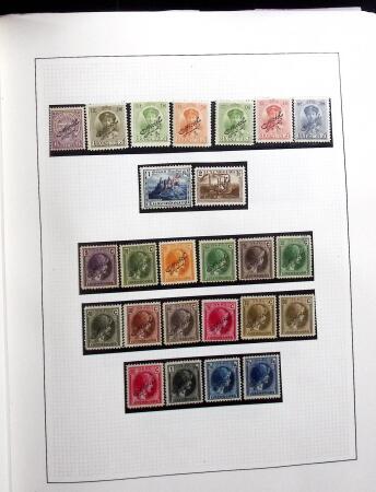 1852-1963, Old-time collection in two albums, good