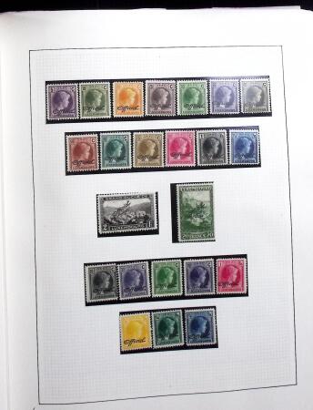 1852-1963, Old-time collection in two albums, good