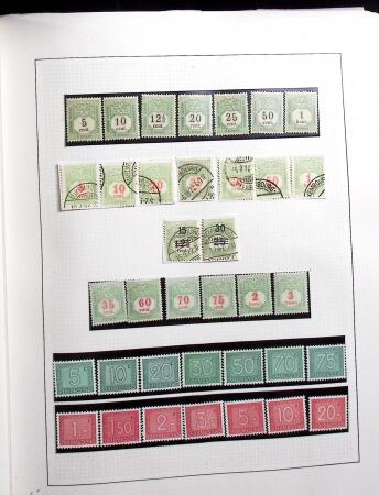 1852-1963, Old-time collection in two albums, good