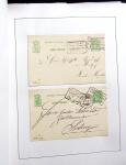 1852-1963, Old-time collection in two albums, good