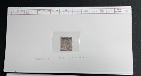 1886-1921 Nice lot of early Gibraltar sorted on cards,