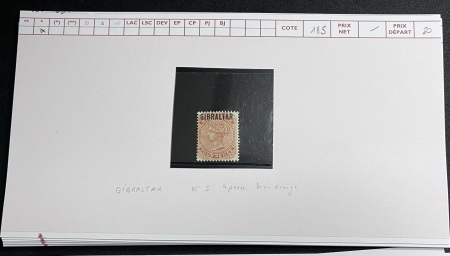 1886-1921 Nice lot of early Gibraltar sorted on cards,