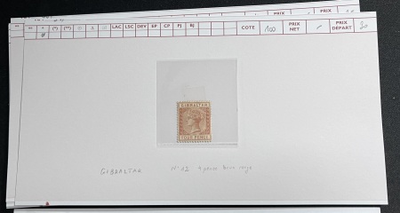 1886-1921 Nice lot of early Gibraltar sorted on cards,