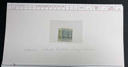 1886-1921 Nice lot of early Gibraltar sorted on cards,
