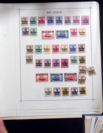 1849-1970, Small stock of mint and used Belgium in