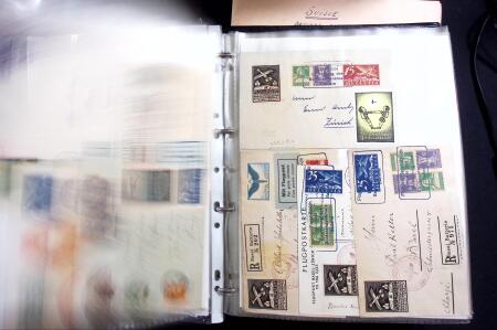 1854-2000, Small estate 8 stockbooks plus one box showing