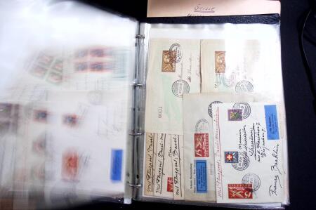 1854-2000, Small estate 8 stockbooks plus one box showing