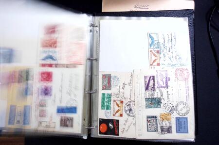 1854-2000, Small estate 8 stockbooks plus one box showing