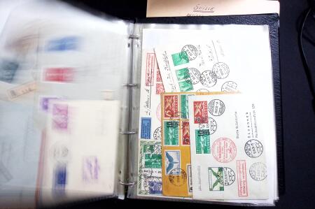 1854-2000, Small estate 8 stockbooks plus one box showing