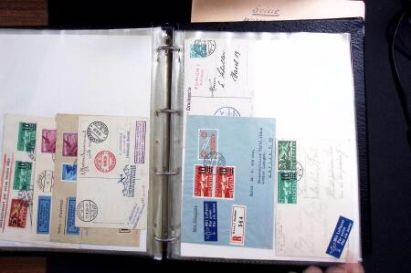 1854-2000, Small estate 8 stockbooks plus one box showing