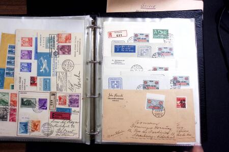 1854-2000, Small estate 8 stockbooks plus one box showing