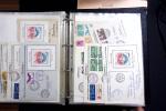 1854-2000, Small estate 8 stockbooks plus one box showing