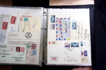 1854-2000, Small estate 8 stockbooks plus one box showing