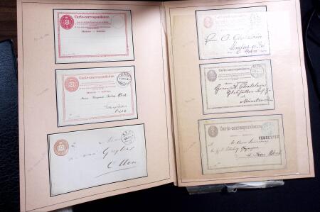 1854-2000, Small estate 8 stockbooks plus one box showing