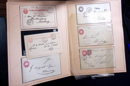 1854-2000, Small estate 8 stockbooks plus one box showing