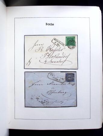 1851-1920, Attractive and valuable old-time GERMAN